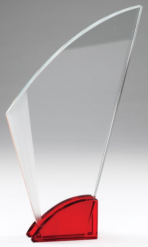 Fan Crystal on Red Base