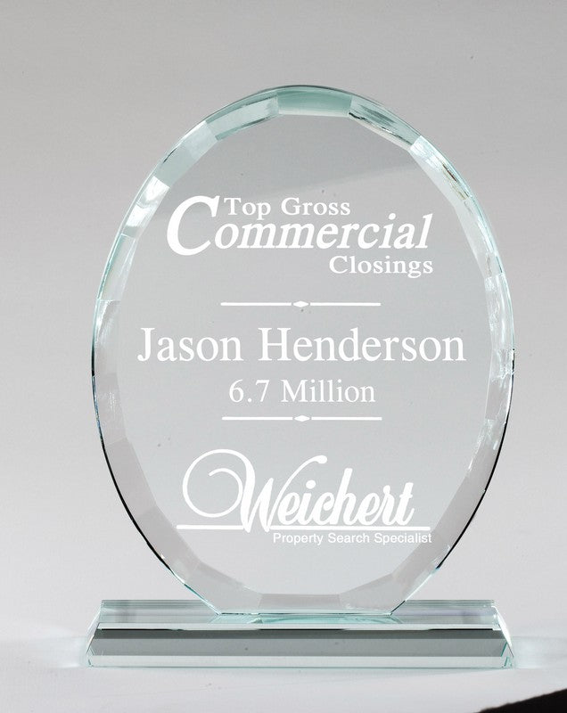 Optical Crystal - Oval