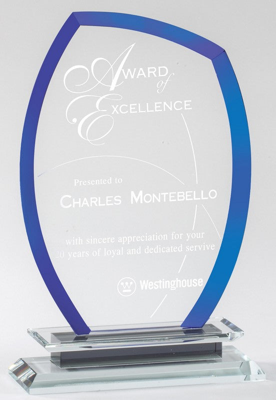 Cool Blue Series - Slanted Edge