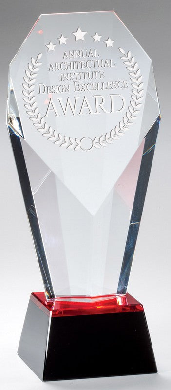 SPOTLIGHT CRYSTAL AWARD - RED