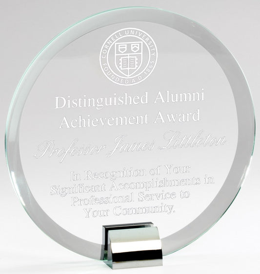 CIRCLE CRYSTAL/CHROME AWARD