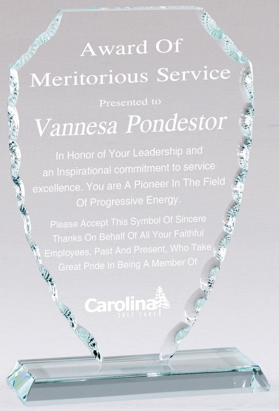 FACET GLASS SHIELD AWARD