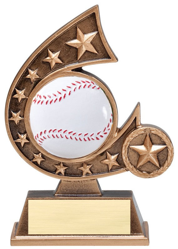 Comet Star Baseball Resin
