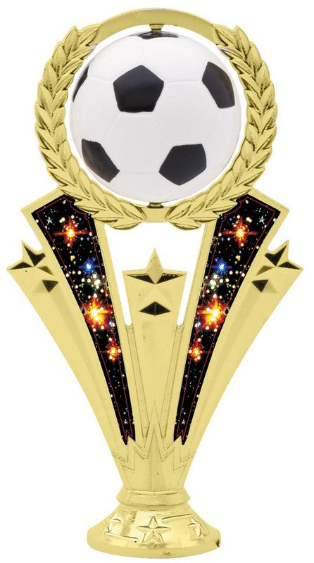 Spinning Soccer Ball Figure with Plastic Base