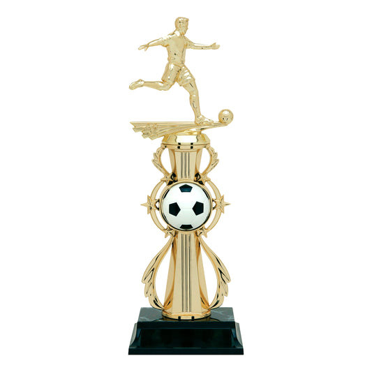 Color Sport Soccer Trophy - Male