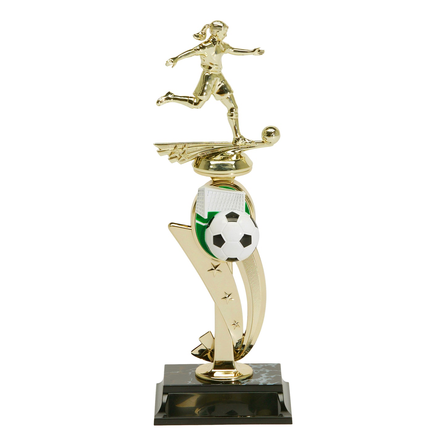 Color Scene Soccer Trophy - Female