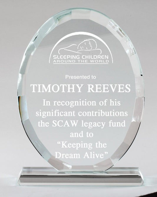 Optical Crystal - Oval