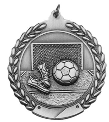 Die Cast Soccer Medal