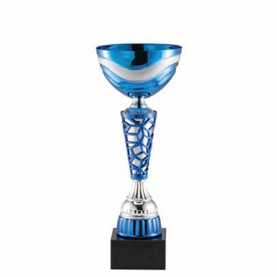 Blue/Silver Wave Cup