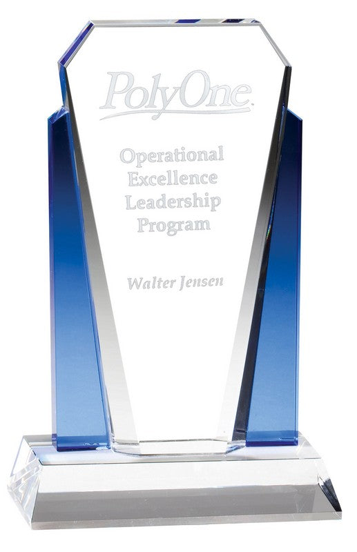 BLUE STRIP CRYSTAL AWARD