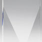 Diamond Face Crystal Award (Blue)