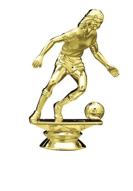 Soccer Figure with Marble Base - 4.25"