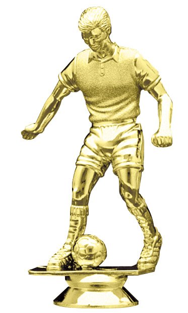 Soccer Figure with Marble Base