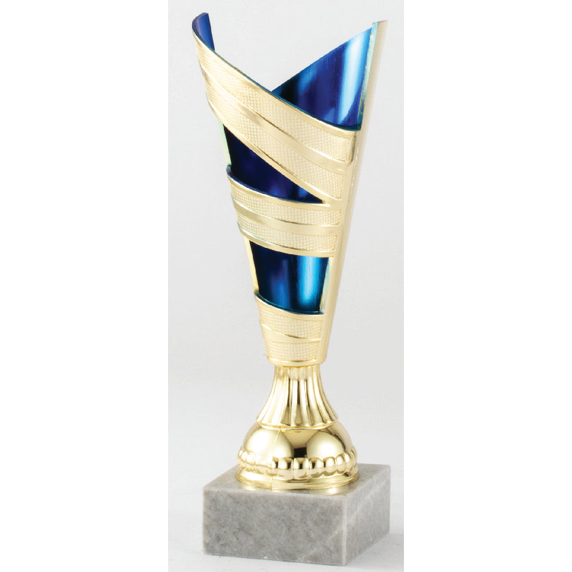 Blue and Gold Ribbon Cup